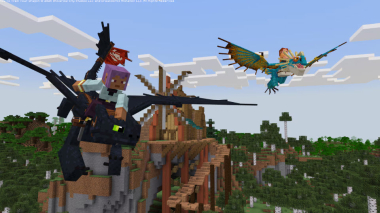 Minecraft How To Train Your Dragon game picture 1 download