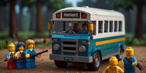 How to quickly move across the map using the Combat Coach and Transit Hubs in Lego Fortnite