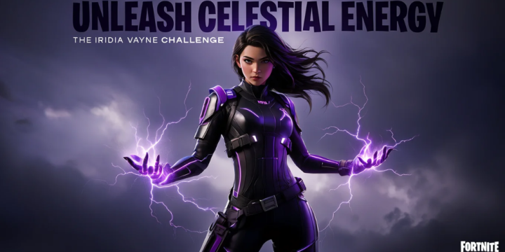 Unleash Celestial Energy in Fortnite: The Iridia Vayne Challenge image
