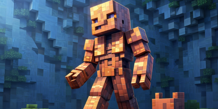 Copper Golem Statue and Shelf Block: Minecraft’s New Building Wonders image