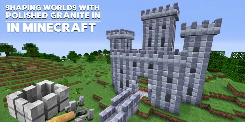 Shaping Worlds with Polished Granite in Minecraft