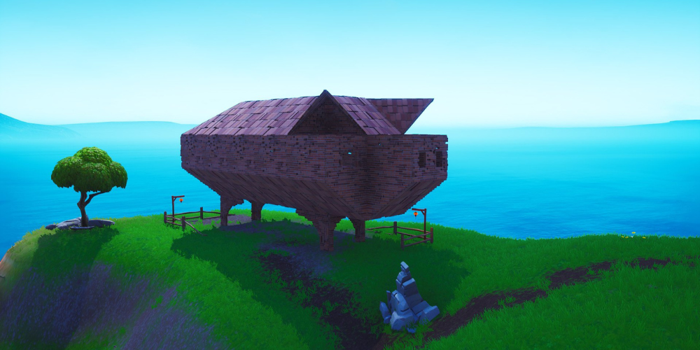 Fortnite pig building screenshot