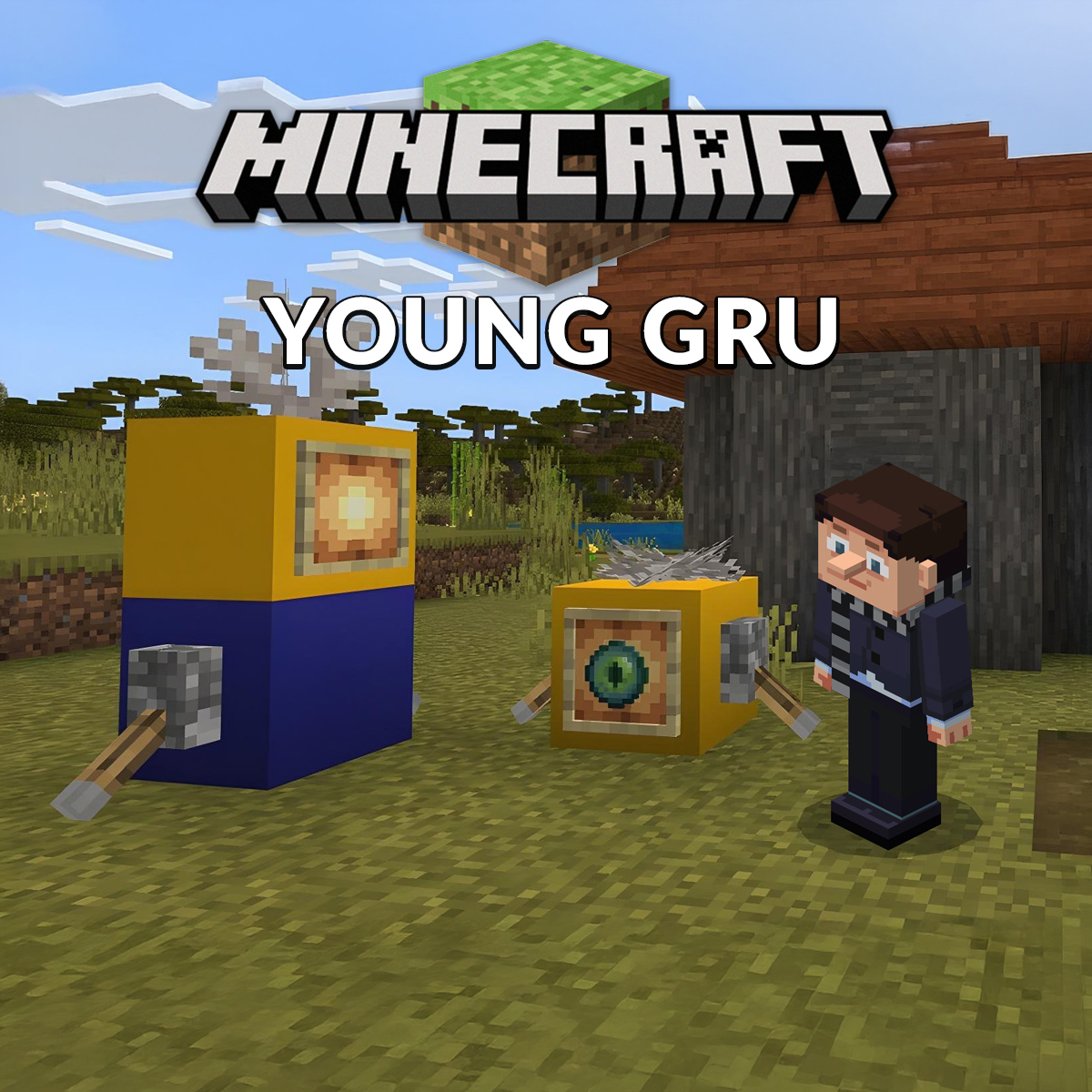 Minecraft Young GRU game logo