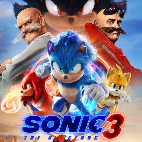 Sonic the Hedgehog 3 movie logo