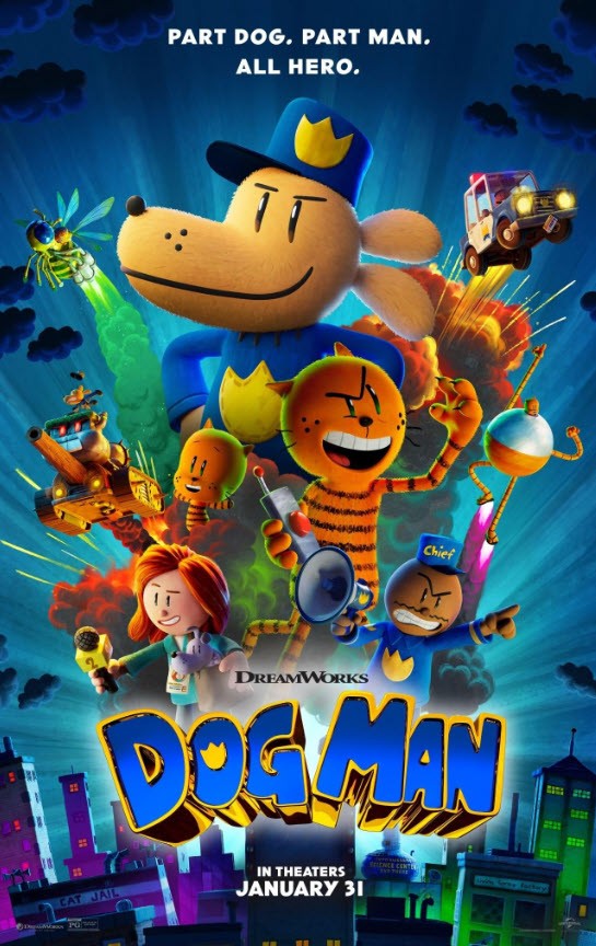 Dog Man movie logo