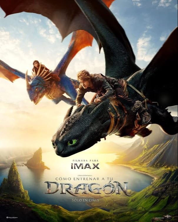 How to Train Your Dragon (2025) movie logo